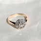 Installment 4/4 for J.- Antique 1.32ct old mine cut diamond cluster ring + Size K