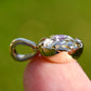 1.24 ct old European cut diamond pendant