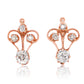 0.60 ct old mine cut diamond stud earrings