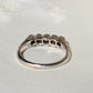 Antique 0.42 ct old European cut diamond five stone ring