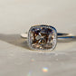2.17 ct old mine cut diamond solitaire ring