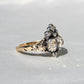 Installment 1/9 - Antique Georgian rose cut diamond double heart ring, 18th century