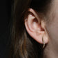 Diamond wave earrings