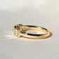 0.23 ct peruzzi and baguette cut diamond five stone ring