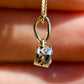 0.42 ct old European cut diamond pendant