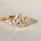 Installment 2/10 - 1.19ct pear and old European cut diamond ring