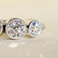 Installment 2/6 - 0.86ct old European cut diamond three stone ring