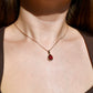 3.55 ct pear tourmaline pendant