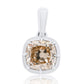 1.50 ct old mine cut diamond pendant