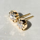 1.88 ct old mine cut diamond studs