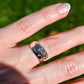 0.30 ct old European cut diamond snake ring