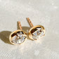 1.25 ct old European cut diamond studs