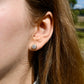 1.25 ct old European cut diamond studs