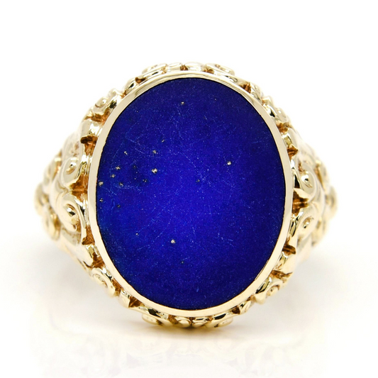 Antique Lapis Lazuli signet ring