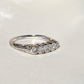 Antique 0.42 ct old European cut diamond five stone ring