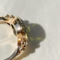Antique 4.80 ct tourmaline and rose cut diamond ring