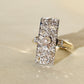 Antique 0.88 ct old European cut diamond cluster ring