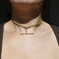 Installment 3/10 - Antique 14k yellow gold watch chain/ bracelet, 13.5"
