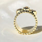 Vintage 1.22 ct elongated old mine and old European cut diamond band ring