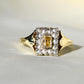 Antique Victorian citrine and seed pearl ring