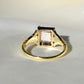 Antique Victorian citrine and seed pearl ring