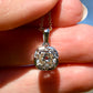 1.50 ct old mine cut diamond pendant