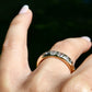 Installment 6/7 - Vintage 0.90 ct old European cut diamond band ring
