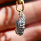 Antique 0.60 ct old European cut diamond horseshoe pendant