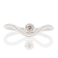 0.10 ct old European cut diamond wave ring