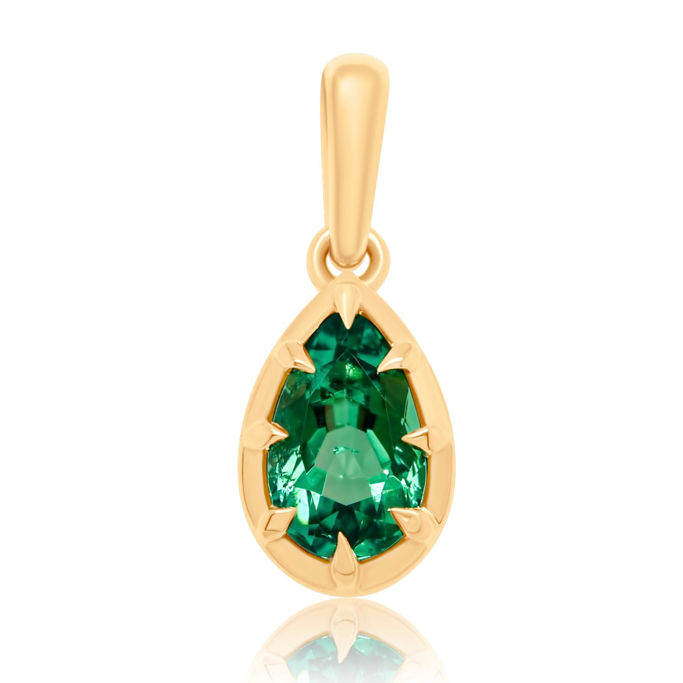 0.90 ct Colombian emerald pendant