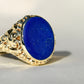 Antique Lapis Lazuli signet ring