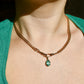 1.13 ct Colombian emerald pendant