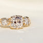 Installment 9/14 - 1.56 ct old mine cut diamond three stone ring