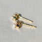 0.24 ct old European cut diamond and pearl stud earrings