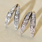 0.80 ct old European cut diamond stud earrings
