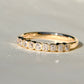 Installment 4/6 - 0.50 ct peruzzi cut diamond band ring
