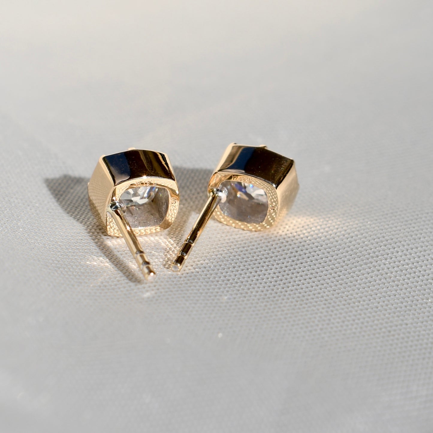 Installment 8/9 - 1.41 ct old mine cut diamond studs