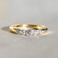 0.28 ct old European cut diamond band ring