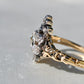 Installment 1/9 - Antique Georgian rose cut diamond double heart ring, 18th century