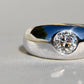 Installment 6/7 - Vintage 0.85 ct old European cut diamond band ring