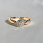 Antique 0.60 ct old European cut diamond solitaire engagement ring