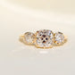 Installment 9/14 - 1.56 ct old mine cut diamond three stone ring