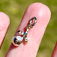 Natural saltwater pearl and rose cut diamond pendant