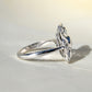 Antique Art déco 0.95 ct old European cut diamond ring