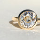 2.62 ct old European cut diamond solitaire ring