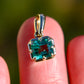 0.80 ct Colombian emerald pendant