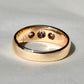 Vintage 0.38 ct old European cut diamond band ring
