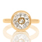 2.62 ct old European cut diamond solitaire ring