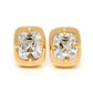 1.37 ct old mine cut diamond studs