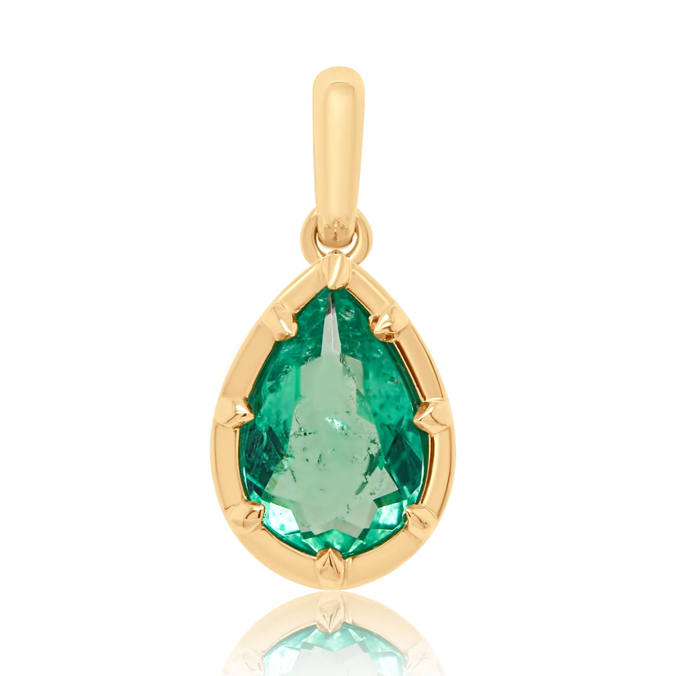1.13 ct Colombian emerald pendant